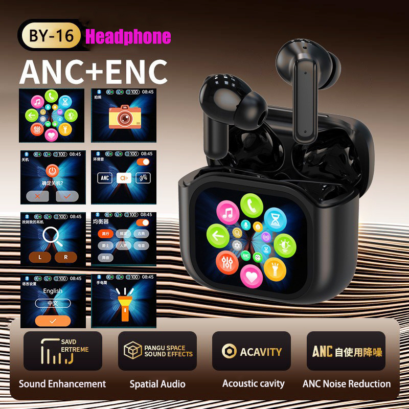 Noise Cancelling Headphone - 2025 AI Translation Bluetooth Earphones With