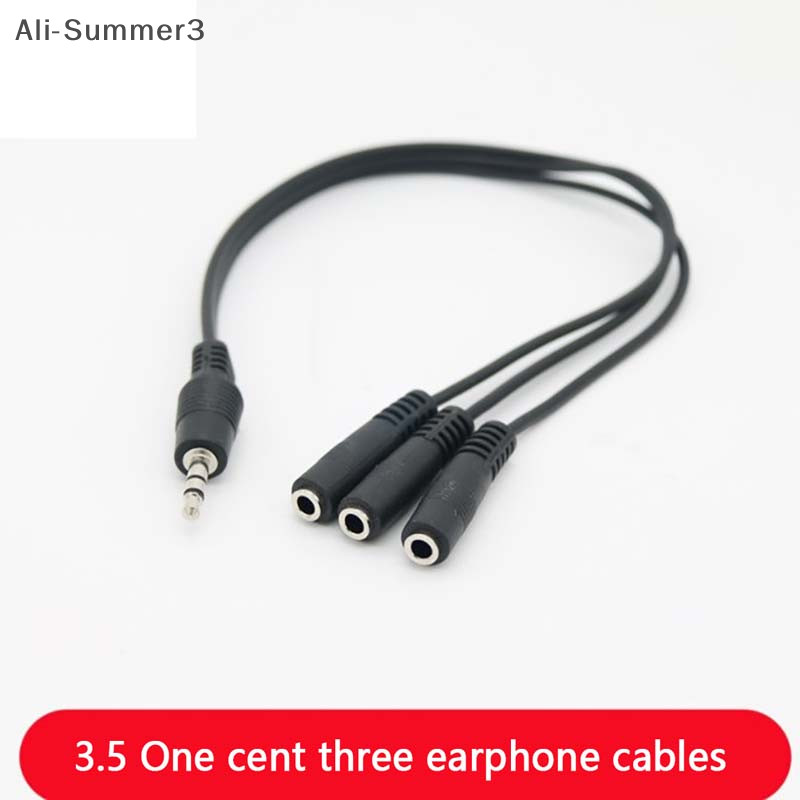 3.5mm 3 Way Port Aux Multi Hea - Earphone Splitter Jack บทวิจารณ์และราคา
