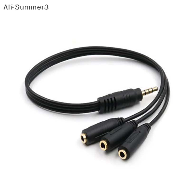 3.5mm 3 Way Port Aux Multi Hea - Earphone Splitter Jack บทวิจารณ์และราคา