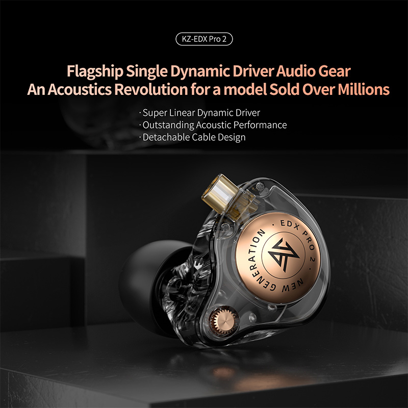 KZ EDX Pro 2 Ultra-linear Dyna - In Ear Monitor Iem บทวิจารณ์และราคา