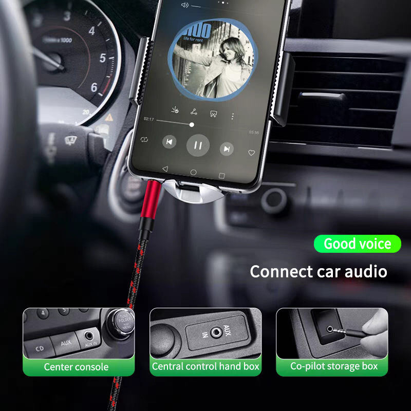 3.5mm Jack Extension Audio Cab - Earphone Splitter Jack บทวิจารณ์และราคา