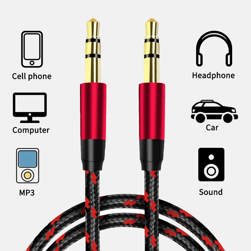 3.5mm Jack Extension Audio Cab - Earphone Splitter Jack บทวิจารณ์และราคา