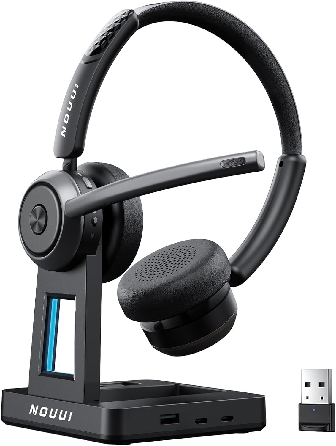 Wireless Headset with Mic for  - Noise Cancelling Headphone บทวิจารณ์และราคา