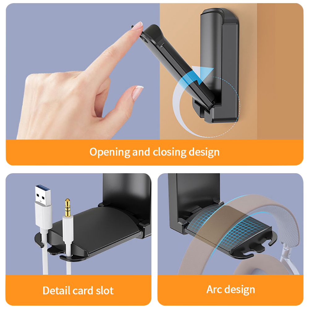 Folding Headset Stand Holder G - Headphone Stand Desk บทวิจารณ์และราคา