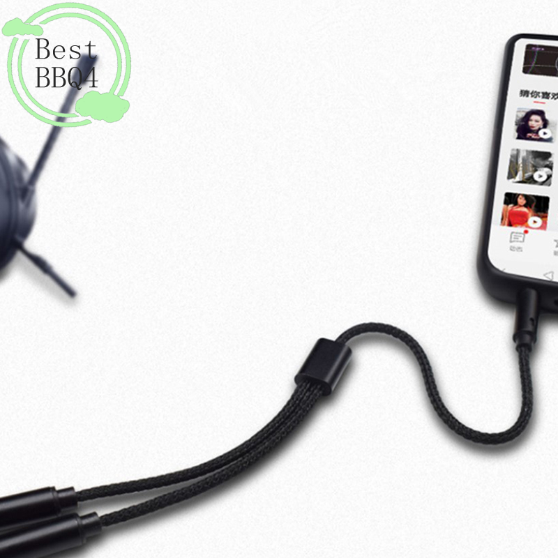 (BBQ4)AUX Cable Jack 3.5MM Aud - Earphone Splitter Jack บทวิจารณ์และราคา