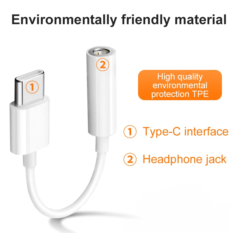 USB C to 3.5mm Headphone Jack  - Usb C Earphone บทวิจารณ์และราคา