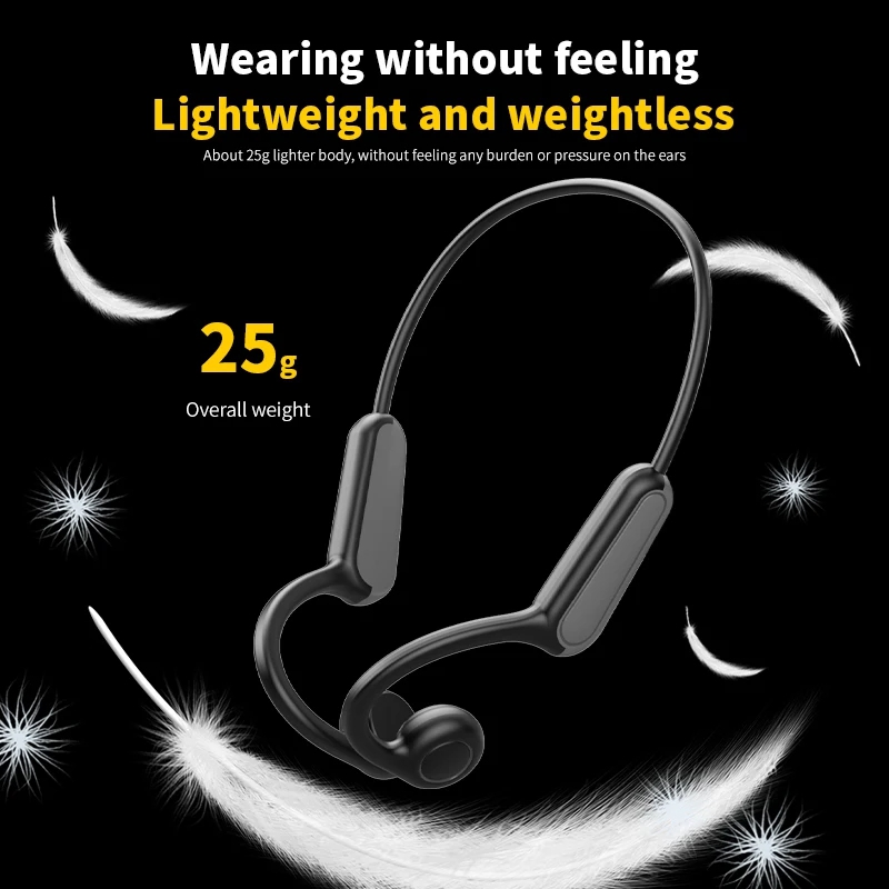 Bone Conduction IPX5 Headphone - Bluetooth Headset On Ear บทวิจารณ์และราคา