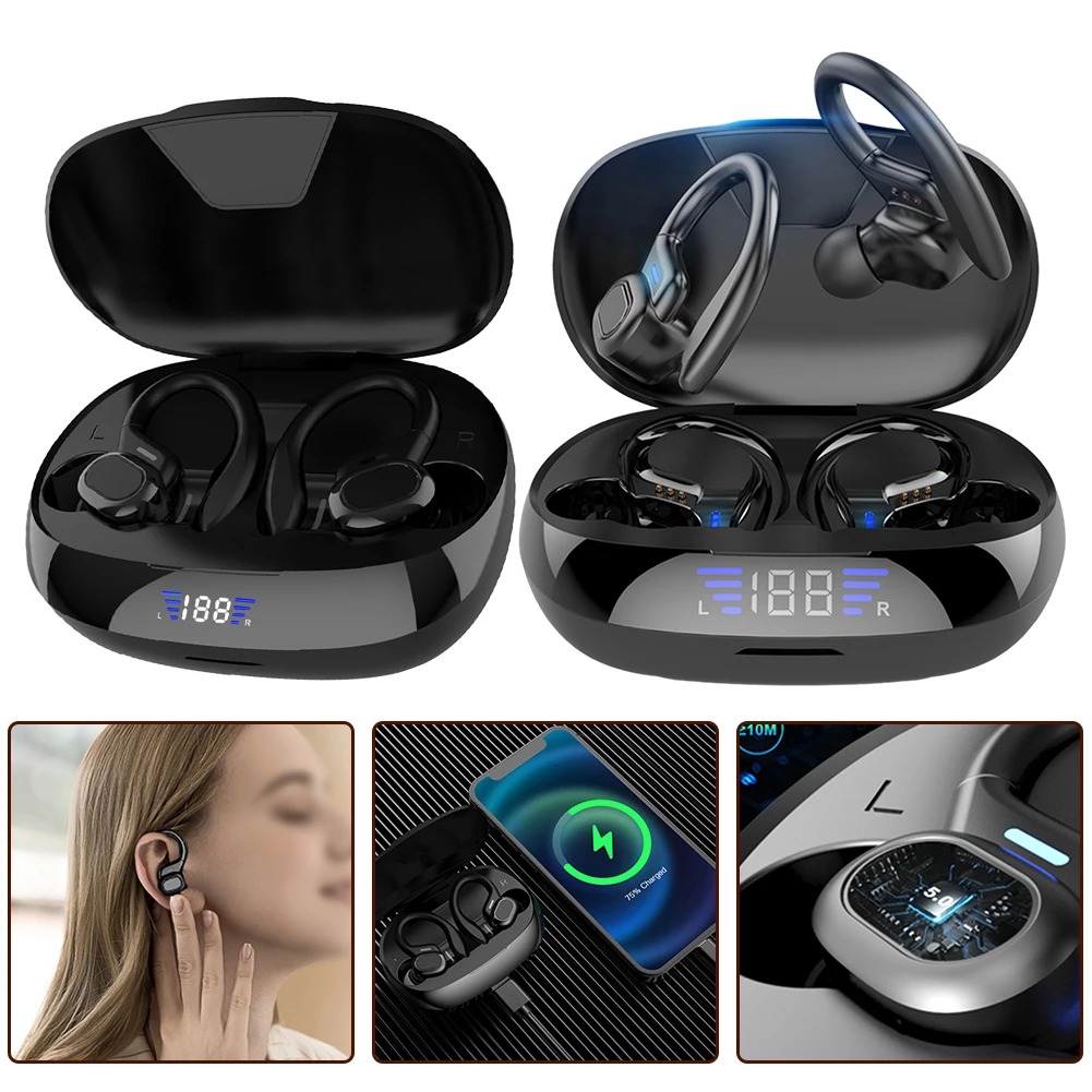 VV2 TWS Bluetooth Earphones Wi - Sports Earphone Hook บทวิจารณ์และราคา