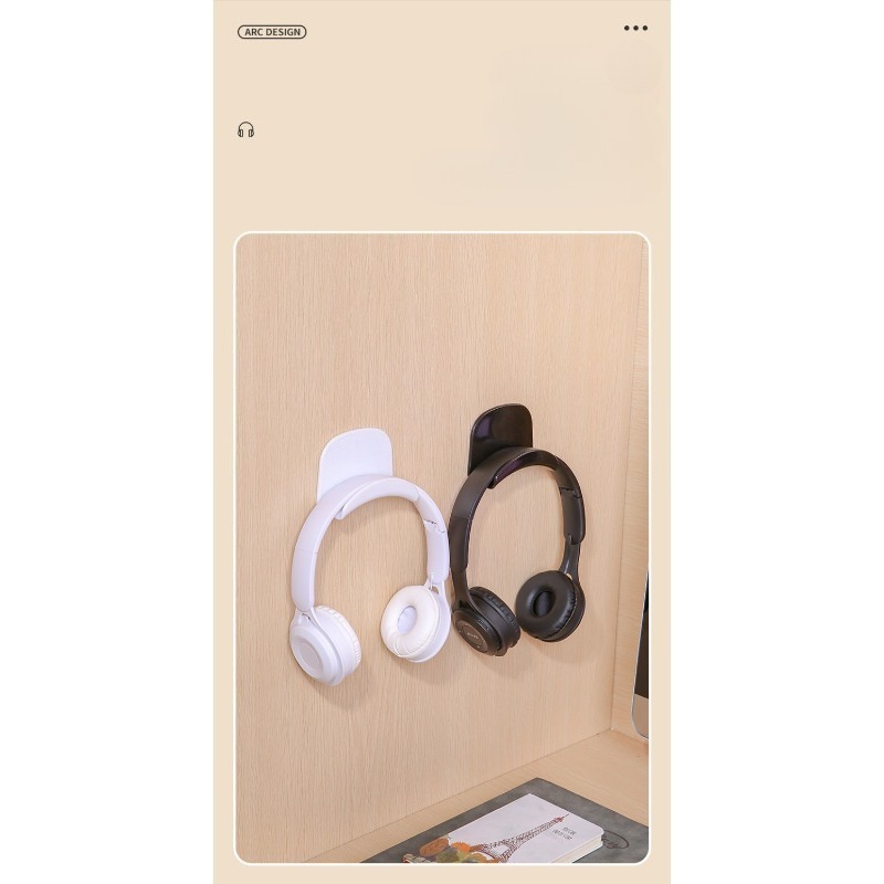 Punch Free Adhesive Plastic He - Headphone Stand Desk บทวิจารณ์และราคา