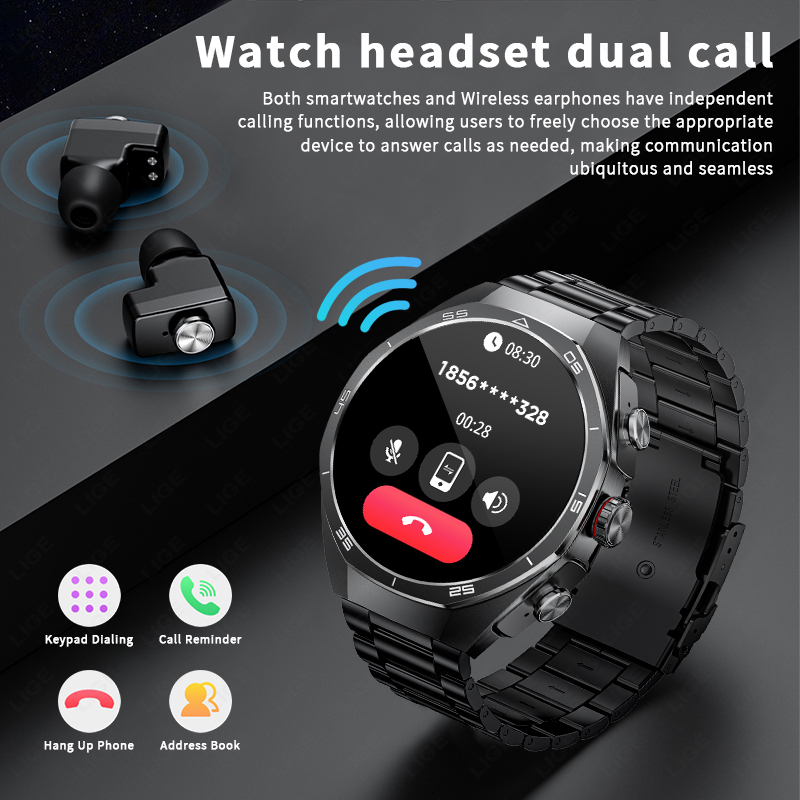 TWS Music Watches Earbuds Smar - Earbuds Charging Case บทวิจารณ์และราคา