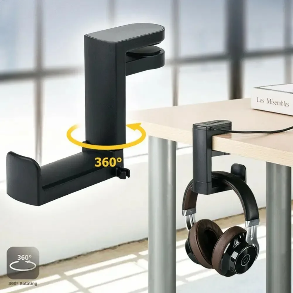 360° Rotating Headphone Stand  - Headphone Stand Desk บทวิจารณ์และราคา