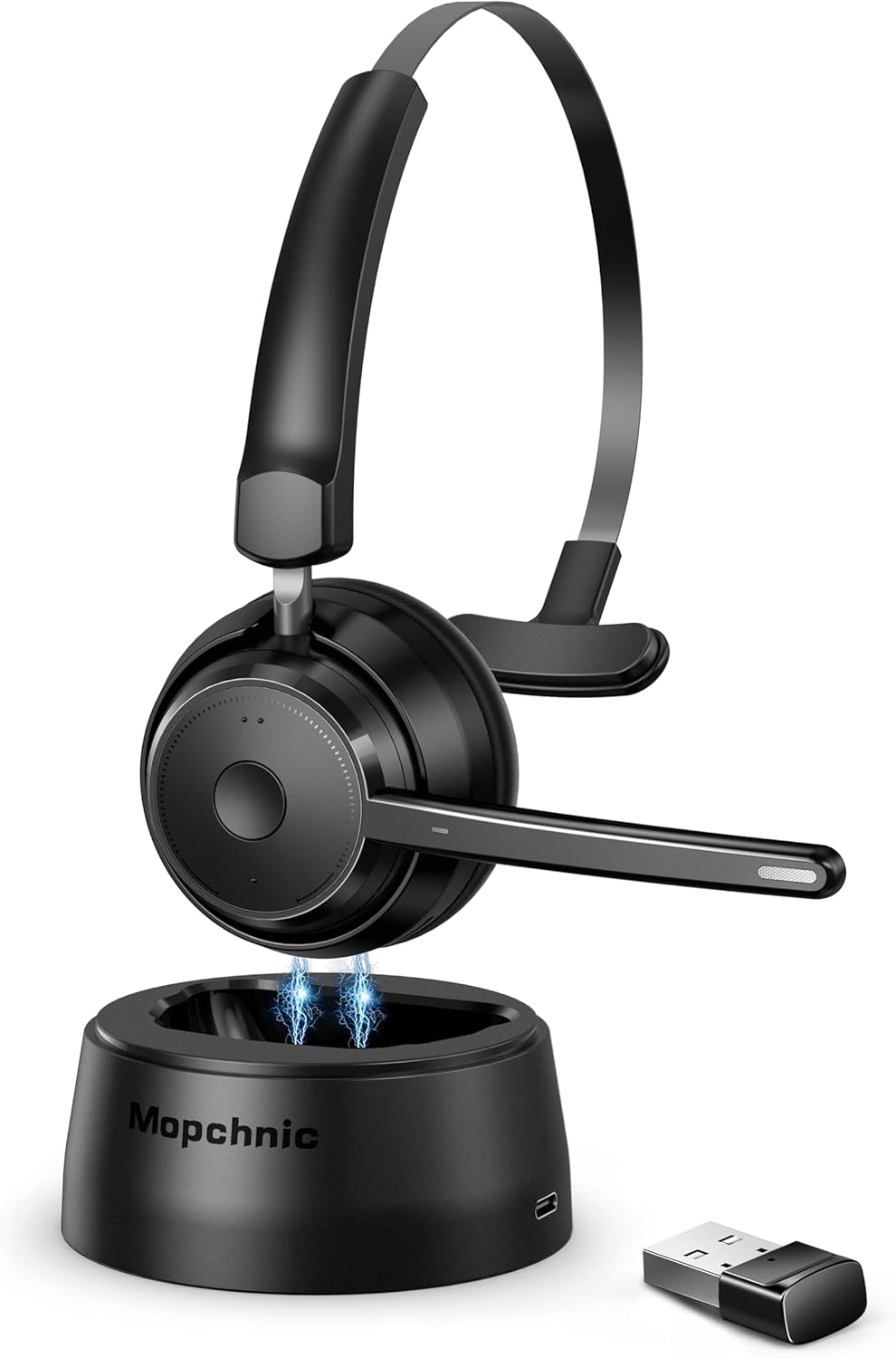 Wireless Bluetooth Headset wit - Noise Cancelling Headphone บทวิจารณ์และราคา