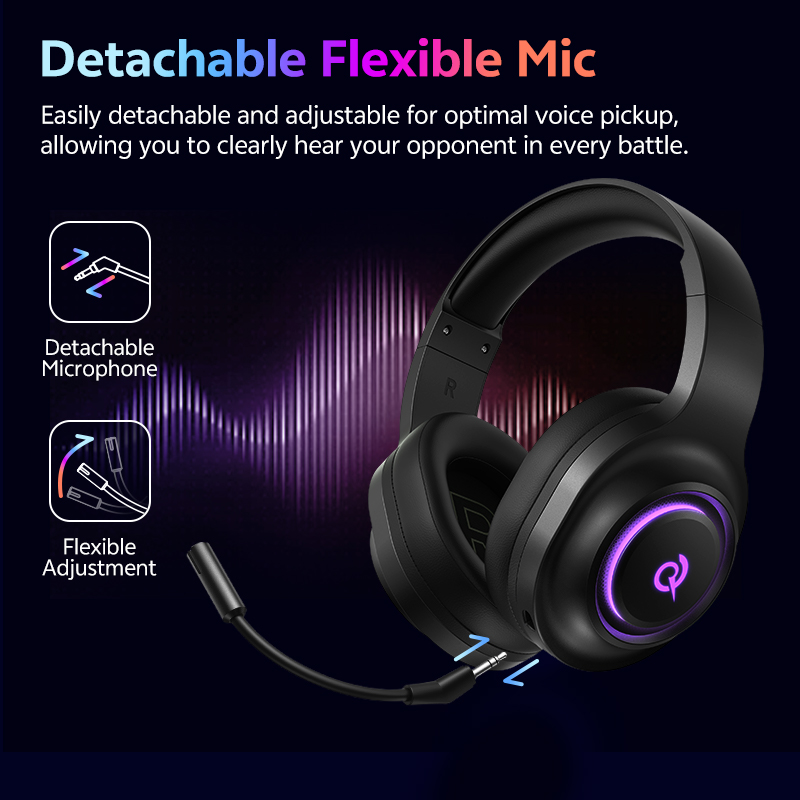 QCY Heroad V200 BH25H4GMA Gami - Gaming Headset Rgb บทวิจารณ์และราคา