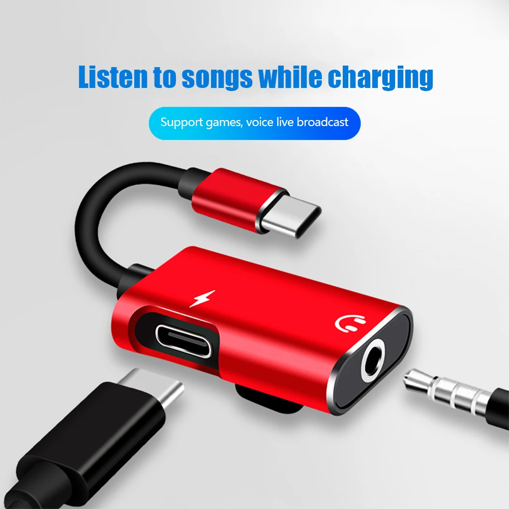 2-in-1 USB-C to 3.5mm Jack Ada - Earphone Splitter Jack บทวิจารณ์และราคา