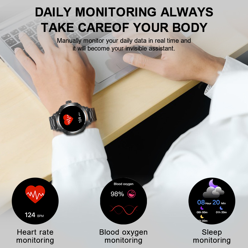 New Men's 2 In 1 Headset Smart - Earbuds Charging Case บทวิจารณ์และราคา