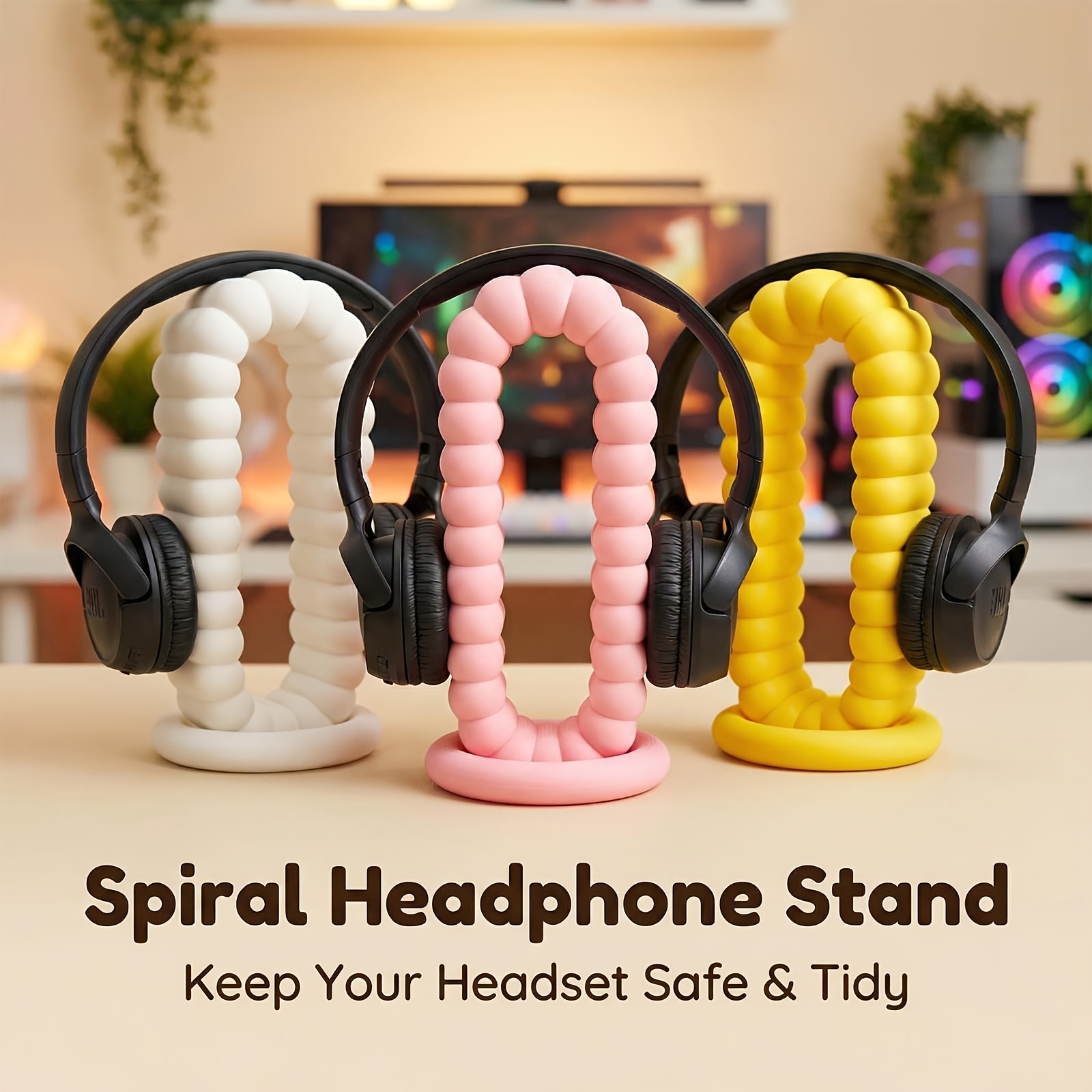 3D Printed Creative Headphone  - Headphone Stand Desk บทวิจารณ์และราคา