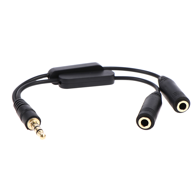 1pc 1 In 2 Out 3.5mm Stereo Ma - Audio Splitter Y บทวิจารณ์และราคา