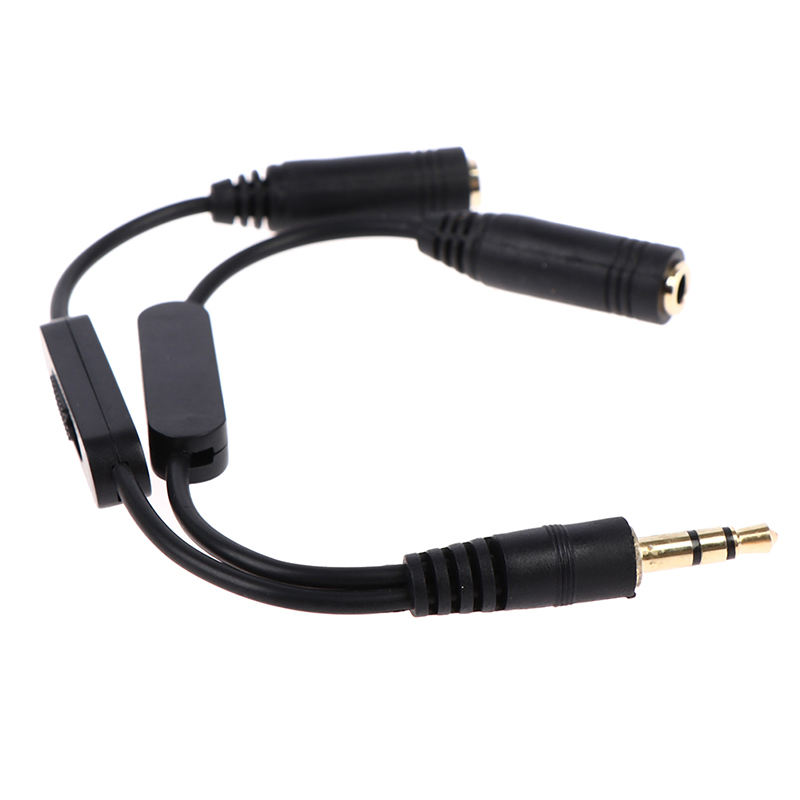 1pc 1 In 2 Out 3.5mm Stereo Ma - Audio Splitter Y บทวิจารณ์และราคา