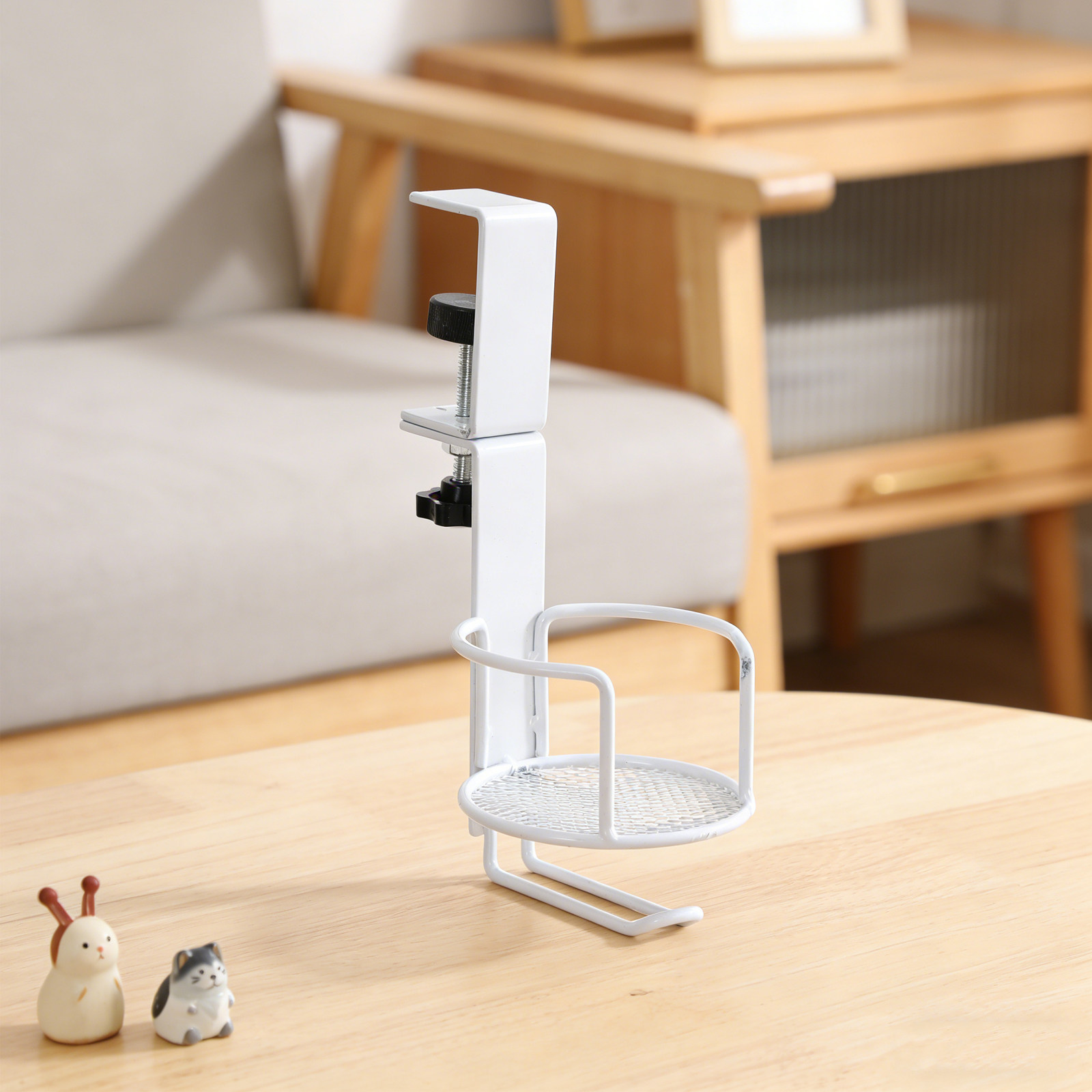 Clip on Desk Cup Holder Metal  - Headphone Stand Desk บทวิจารณ์และราคา