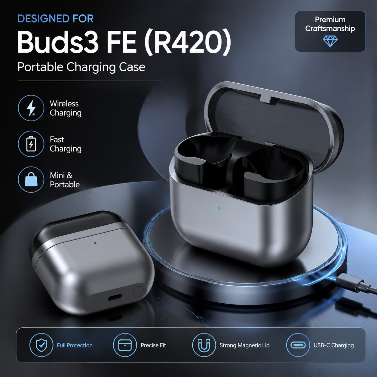Replacement Charging Case For  - Earbuds Charging Case บทวิจารณ์และราคา