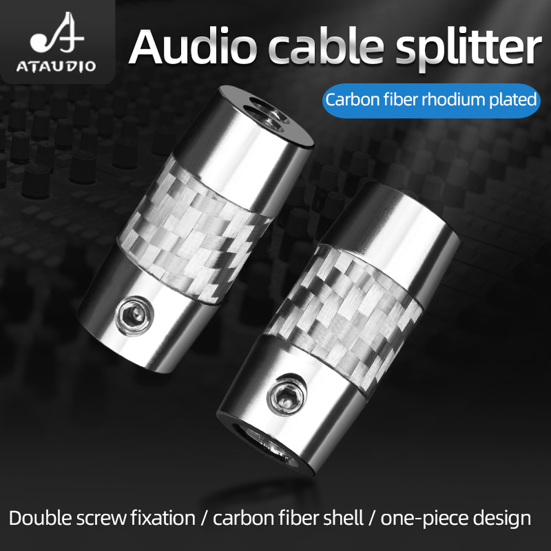 4pcs Carbon Fiber Y Splitter A - Audio Splitter Y บทวิจารณ์และราคา