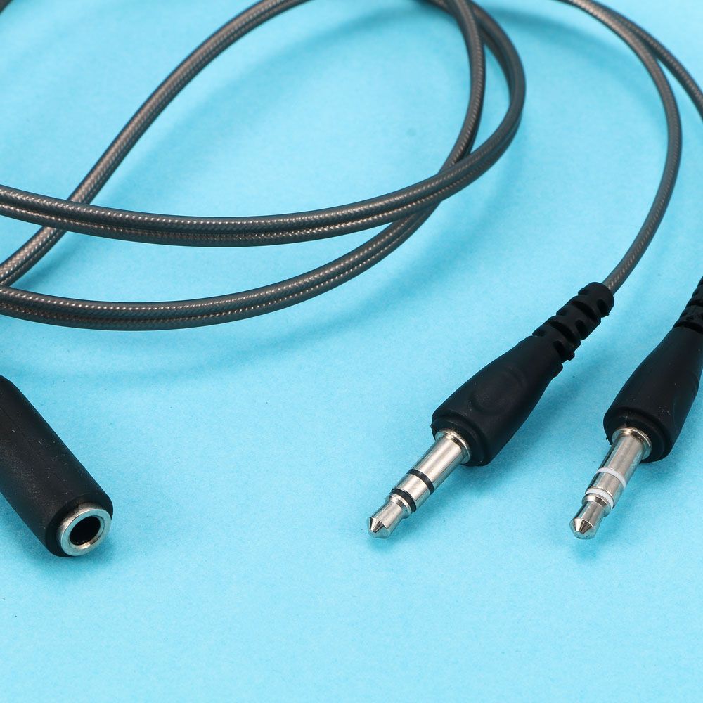 1M 3.5MM Female To 2 Male PC A - Earphone Splitter Jack บทวิจารณ์และราคา