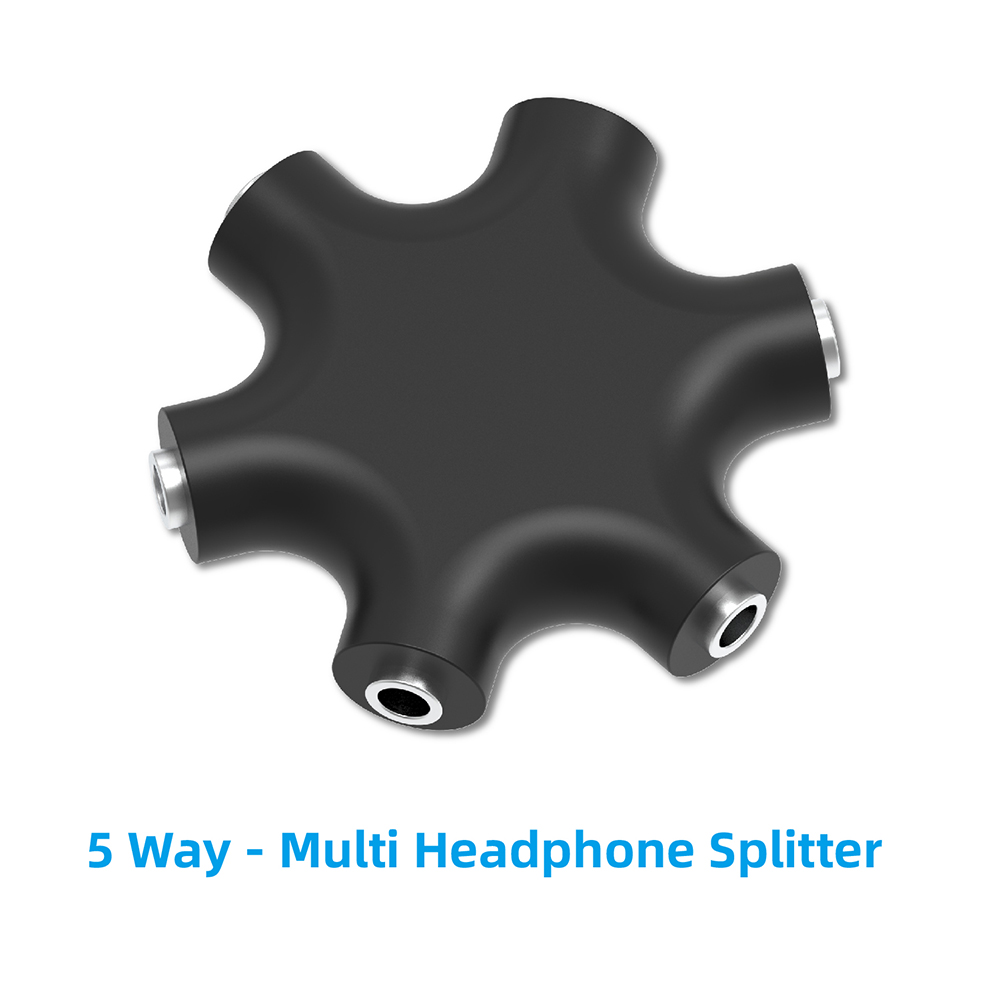 3.5mm Jack Earphone Audio Spli - Earphone Splitter Jack บทวิจารณ์และราคา