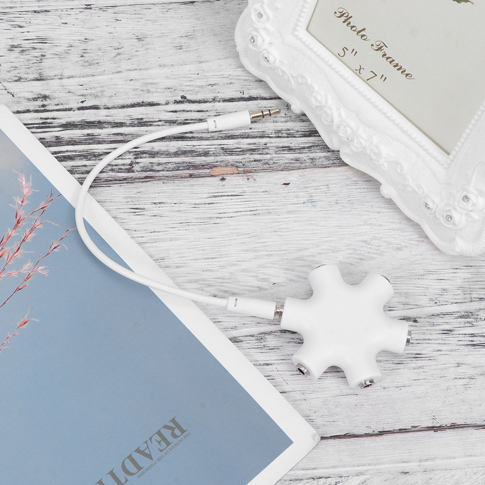 3.5mm Jack Earphone Audio Spli - Earphone Splitter Jack บทวิจารณ์และราคา