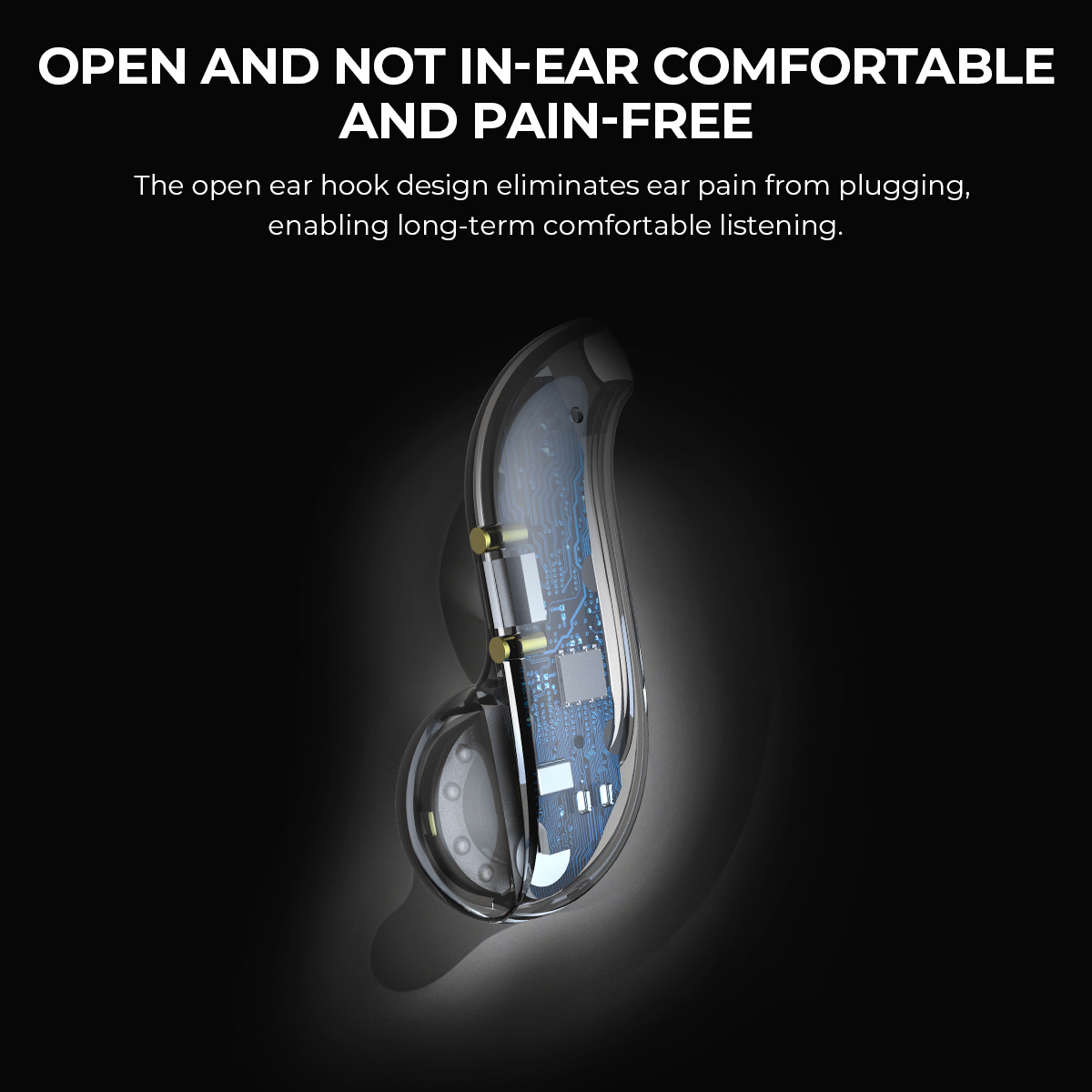 Open-ear Bluetooth Headphones  - Earbuds Charging Case บทวิจารณ์และราคา