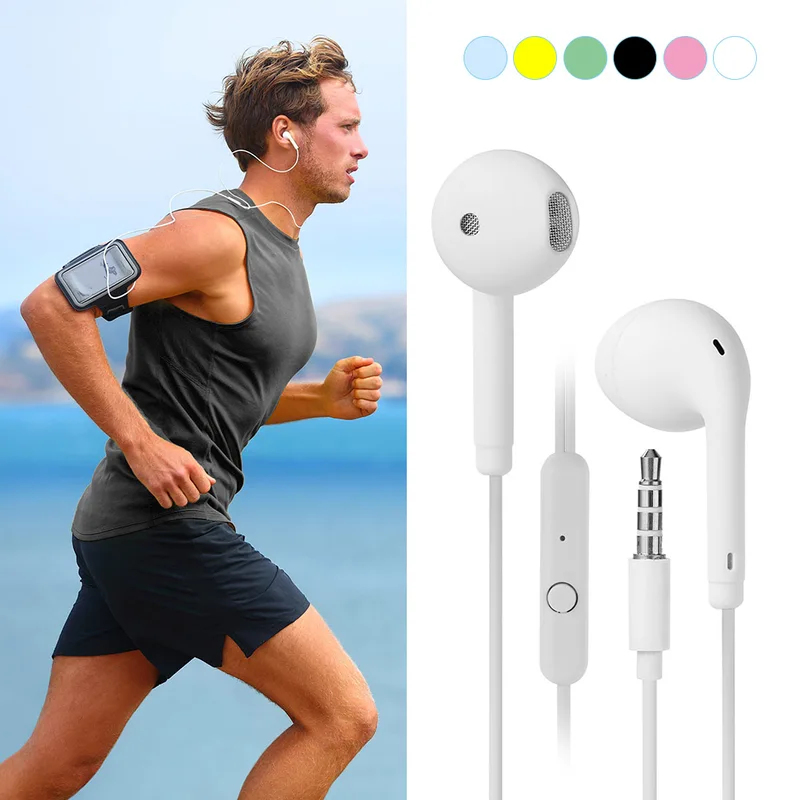 1/2/3/4Pcs Universal 3.5mm Ste - Wired Earphone Mic บทวิจารณ์และราคา