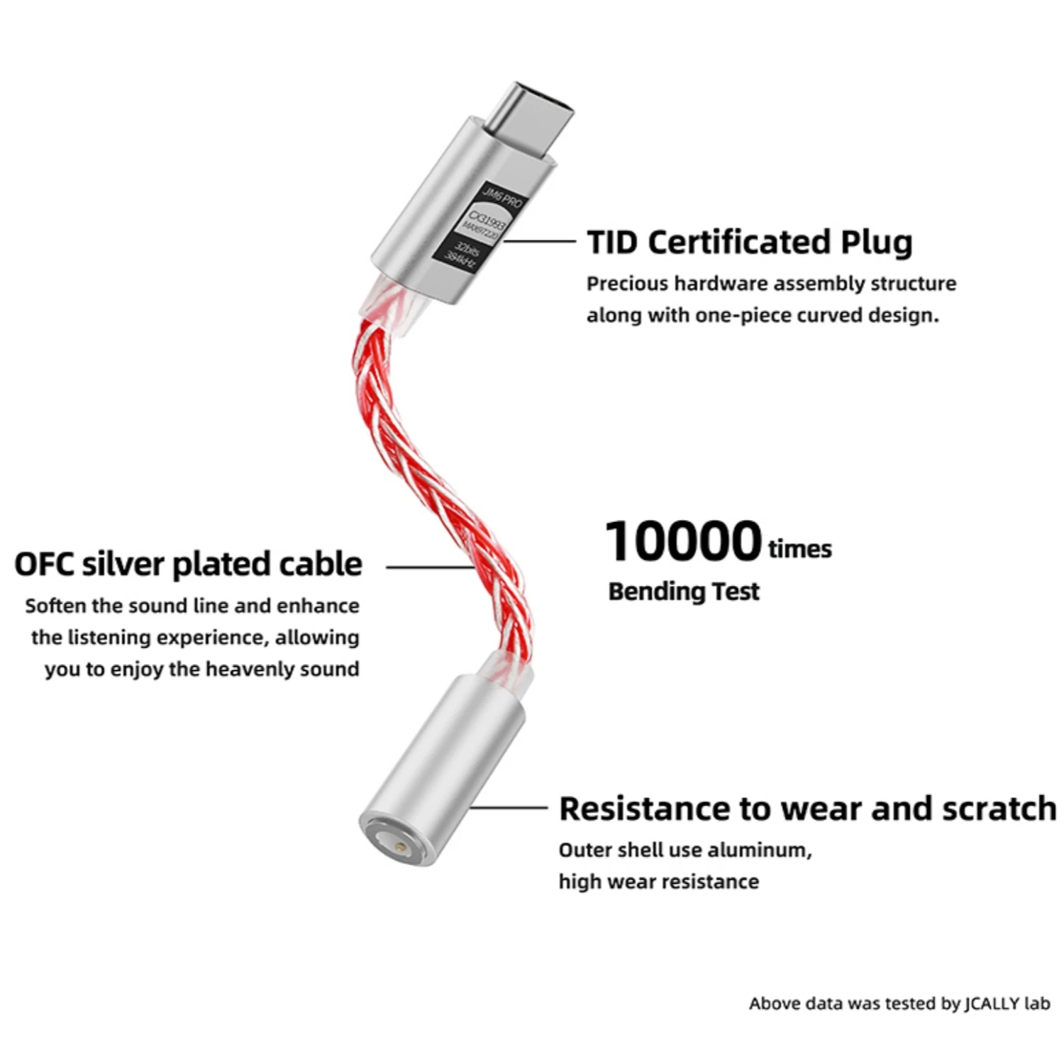 JCALLY JM6 Pro Type-C to 3.5mm - Usb C Earphone บทวิจารณ์และราคา