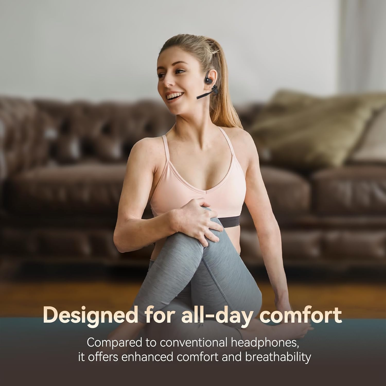Open Ear Headphones with AI No - Noise Cancelling Headphone บทวิจารณ์และราคา
