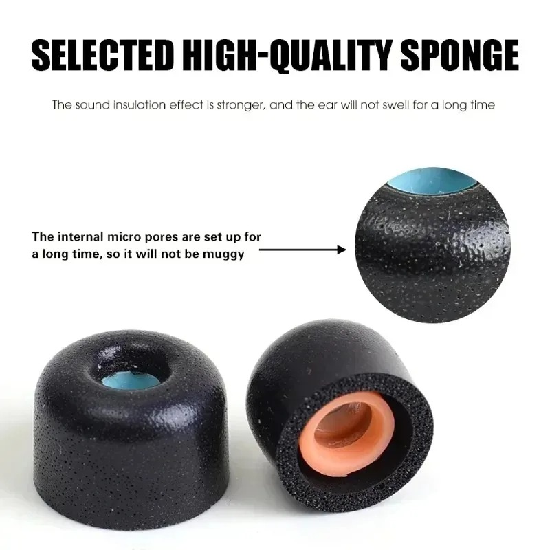 Soft Memory Foam Eartips for S - Earphone Foam Tip บทวิจารณ์และราคา