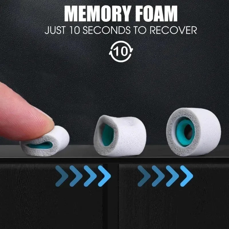 Soft Memory Foam Eartips for S - Earphone Foam Tip บทวิจารณ์และราคา