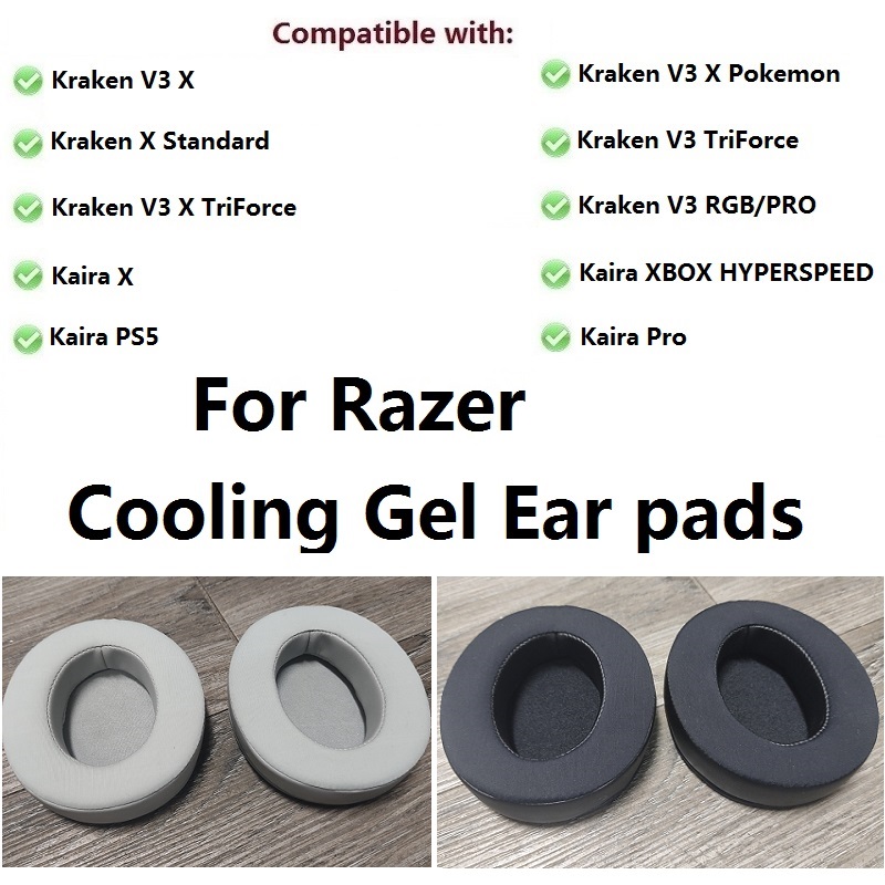 Cooling Gel ear pads For Razer - Gaming Headset Rgb บทวิจารณ์และราคา