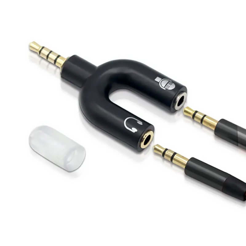 3.5mm headphone splitter micro - Earphone Splitter Jack บทวิจารณ์และราคา