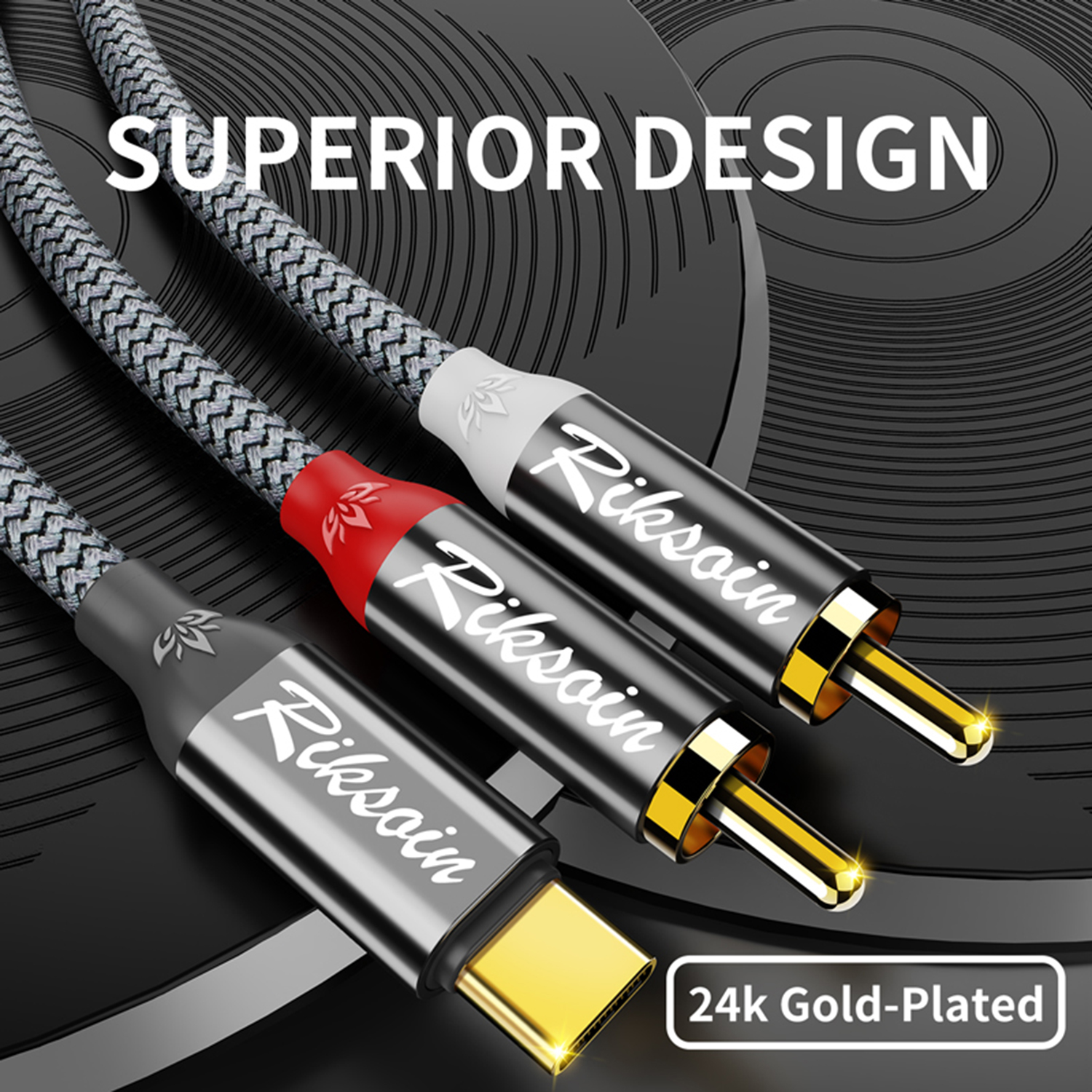 USB C to 2RCA Stereo Cable Y S - Audio Splitter Y บทวิจารณ์และราคา