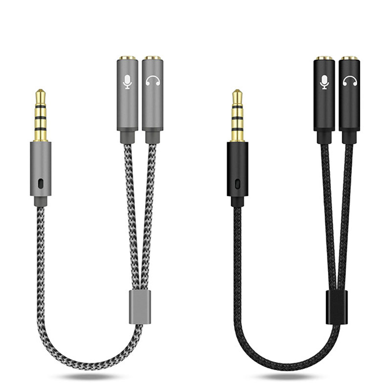 3.5mm Audio Splitter Y Jack 1  - Audio Splitter Y บทวิจารณ์และราคา