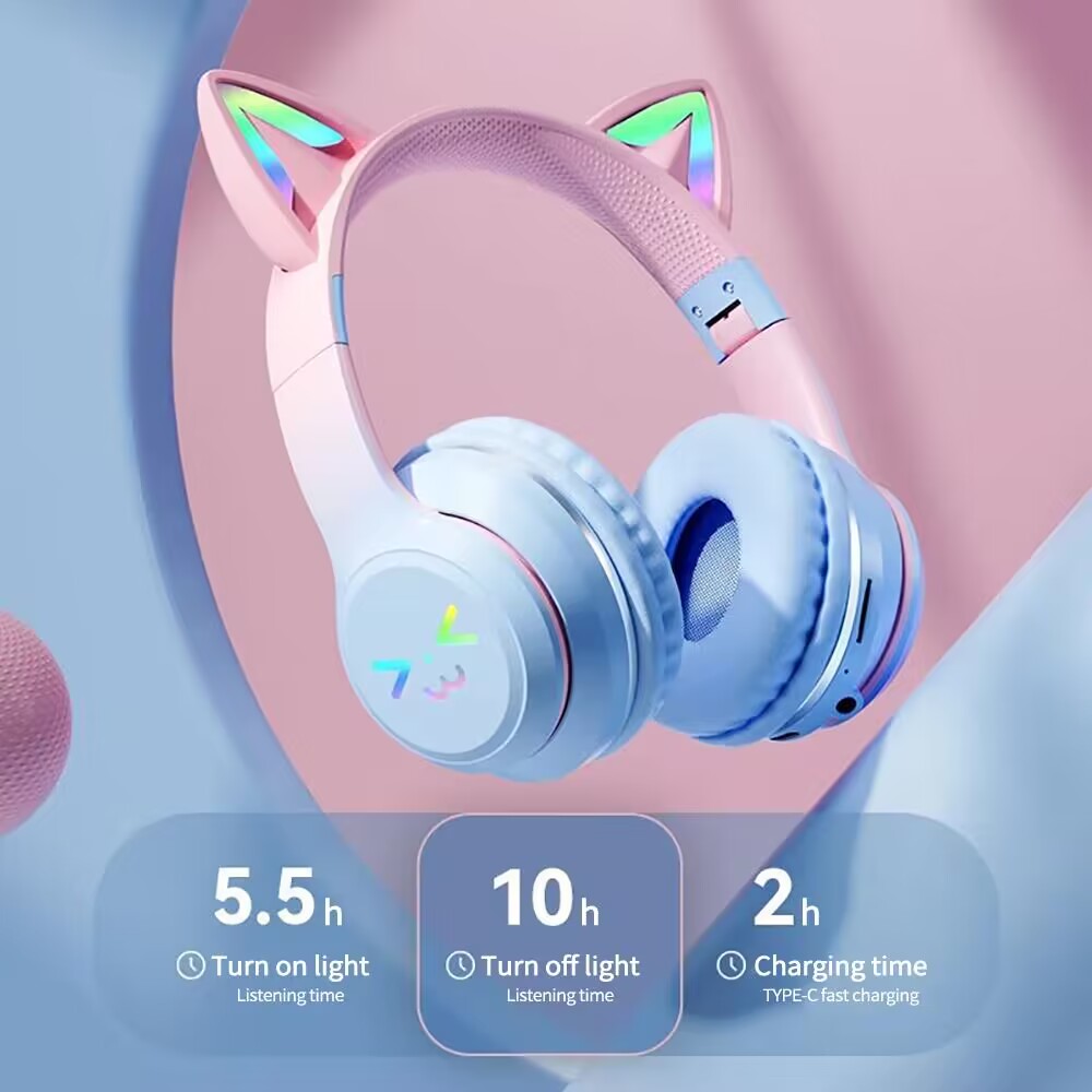 RGB Glow Earphones Wireless Ea - Gaming Headset Rgb บทวิจารณ์และราคา