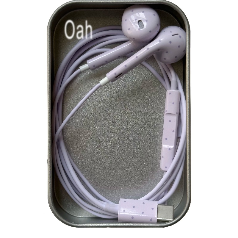Oah Polka Dot Wired Earphones  - Usb C Earphone บทวิจารณ์และราคา