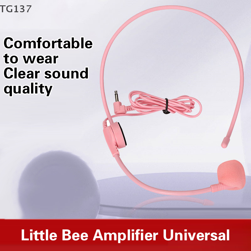 1Pcs 3.5MM Pink Headworn Wired - Wired Earphone Mic บทวิจารณ์และราคา