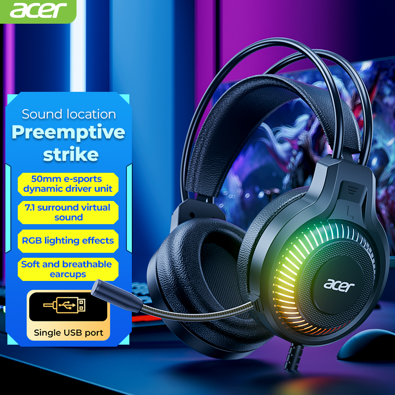 RGB Cool Lighting Wired Earpho - Gaming Headset Rgb บทวิจารณ์และราคา