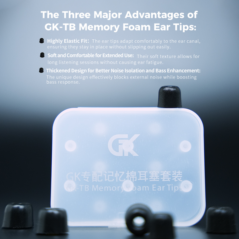 GK-TB 3Pair(6pcs) Noise Isolat - Earphone Foam Tip บทวิจารณ์และราคา