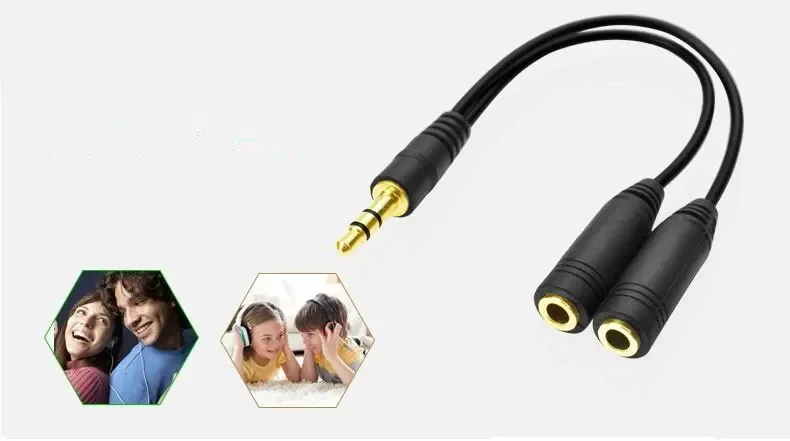 Headphone Splitter, 3.5mm Exte - Earphone Splitter Jack บทวิจารณ์และราคา