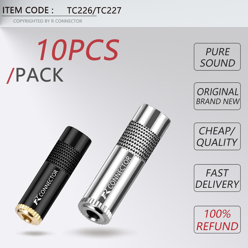 10pcs Audio 3.5mm/6.35mm Jack  - Audiophile Headphone Wired บทวิจารณ์และราคา