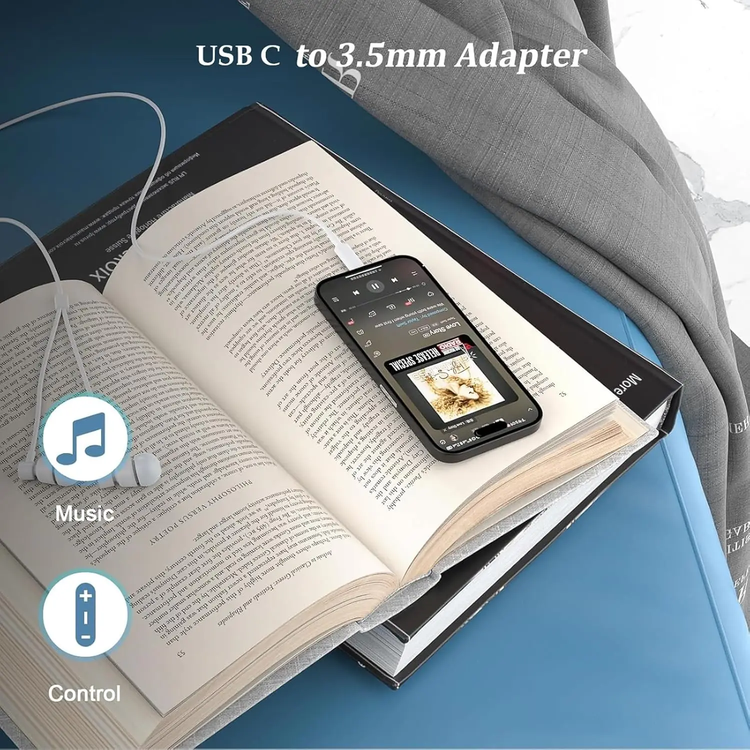 USB C to 3.5mm Earphone Adapte - Usb C Earphone บทวิจารณ์และราคา