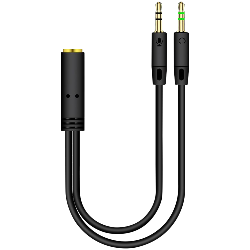 3.5mm Jack 2 Male To 1 Female  - Earphone Splitter Jack บทวิจารณ์และราคา