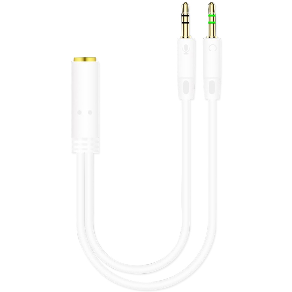 3.5mm Jack 2 Male To 1 Female  - Earphone Splitter Jack บทวิจารณ์และราคา