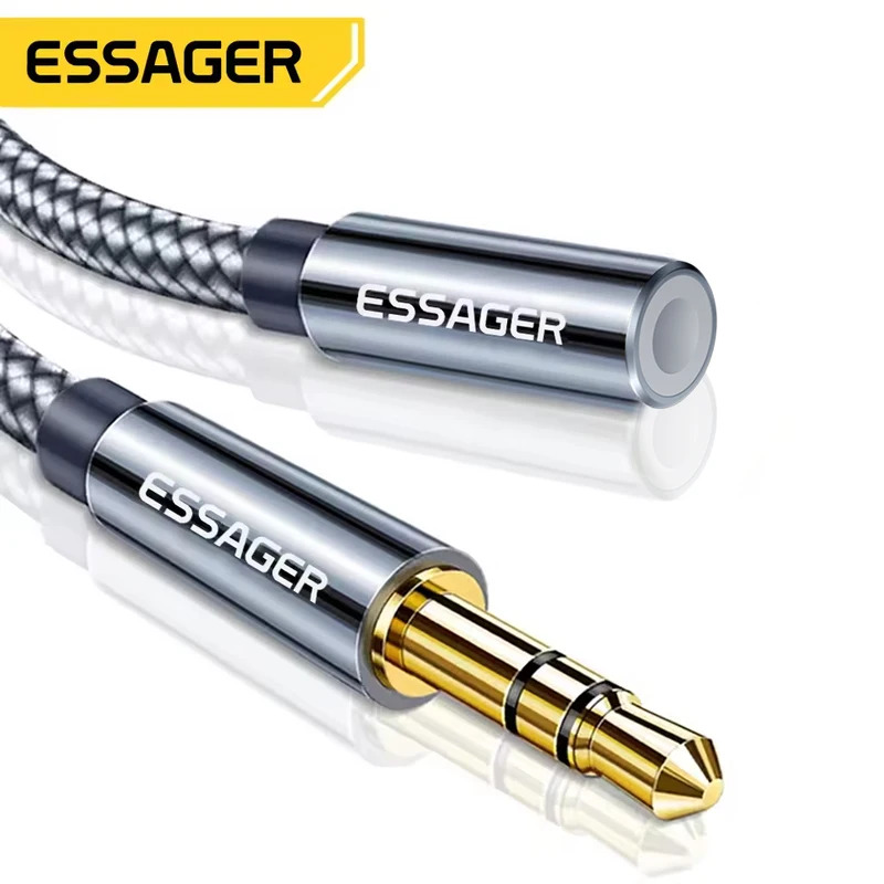 Essager 3.5mm Audio Aux Cable  - Earphone Splitter Jack บทวิจารณ์และราคา