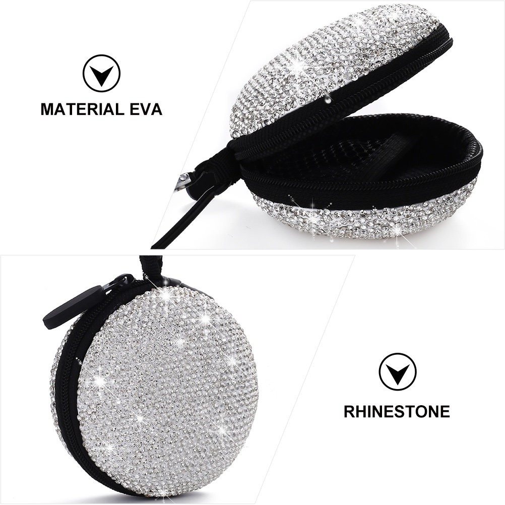 1Pcs Portable Earphone Storage - Headphone Case Hard บทวิจารณ์และราคา